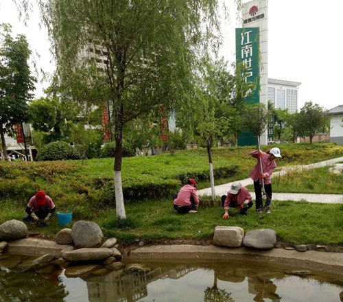 陕煤建设公司：江南世纪城“创卫”有实招