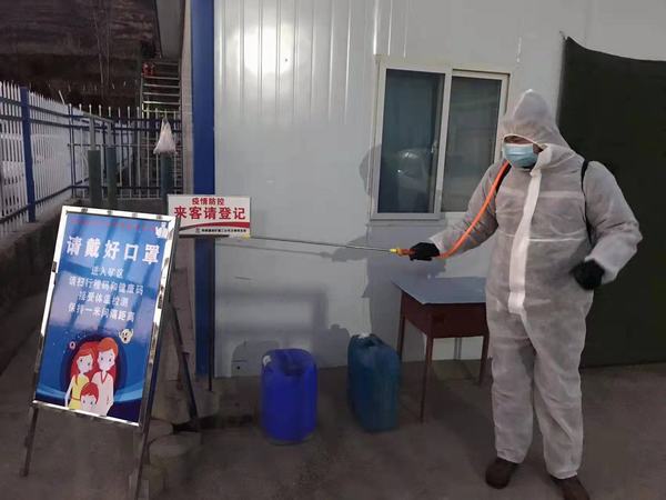 陕煤建设矿建二公司王峰项目部：疫情防控不松懈 生产生活不掉线