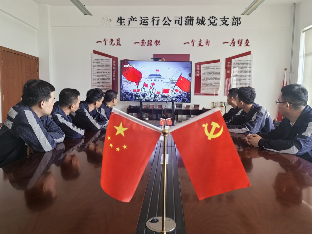 陕煤建设洗选煤运营公司神渭蒲城运营项目部开展“铭记革命历史 弘扬民族精神”抗日战争胜利日主题教育活动