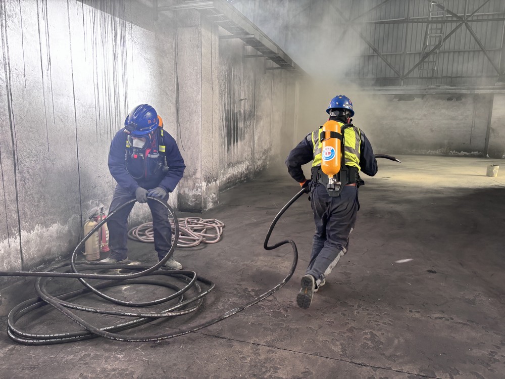 陕煤建设洗选煤运营公司榆阳运营项目部：演练淬精兵  防患于未“燃”‌‌